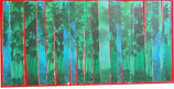 1995 BANG SAPHAN Pittura e collages su tela cm 99 x 199 GALLEIRIA BANG SAPHAN Paolo Giordani 1995 BANG SAPHAN Pittura e collages su tela cm 99 x 199 GALLEIRIA BANG SAPHAN Paolo Giordani